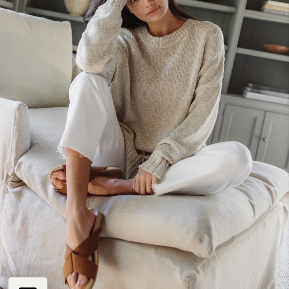 Jenni Kayne Cruise Cocoon Neck Sweater - xxs